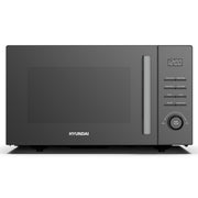 Hyundai 900W 23L Black Digital Microwave, Mirror-Effect Glass Door, Stainless Steel Interior | HYMW90023DB