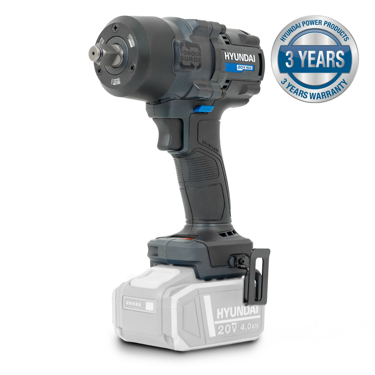 Hyundai 20V Cordless ½’’ Impact Wrench, 700Nm High-Torque with Friction Ring, Bare Unit | IW20X-700