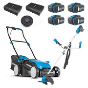 Hyundai 2x20V 38cm Lawnmower and Brush Cutter Kit
