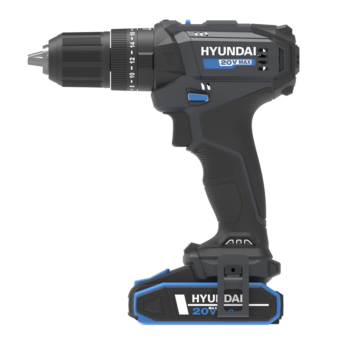 Hyundai 20V 50Nm Hammer Drill and 700Nm Impact Wrench Kit