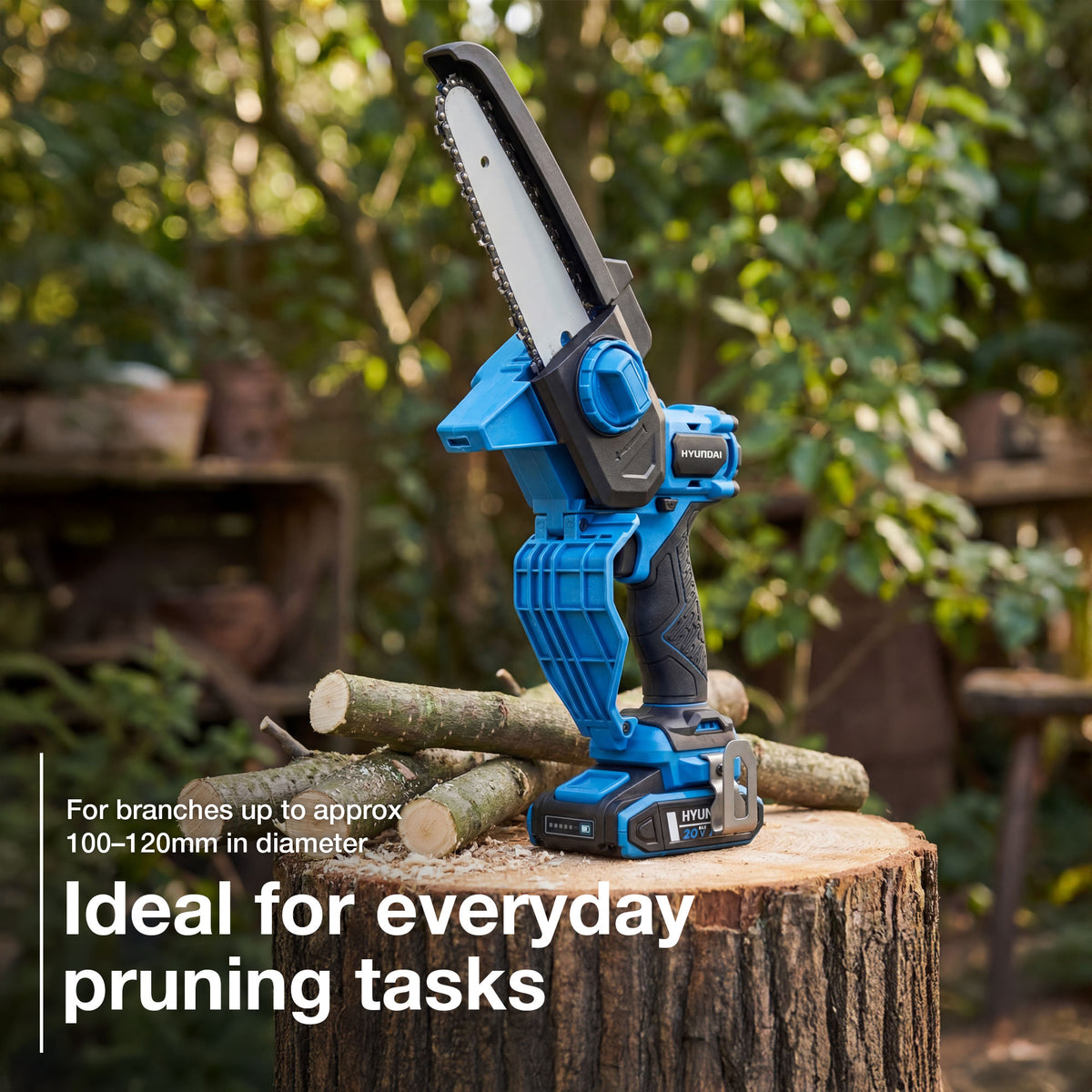 Hyundai 20V 25cm Chainsaw and 51cm Hedge Trimmer Kit