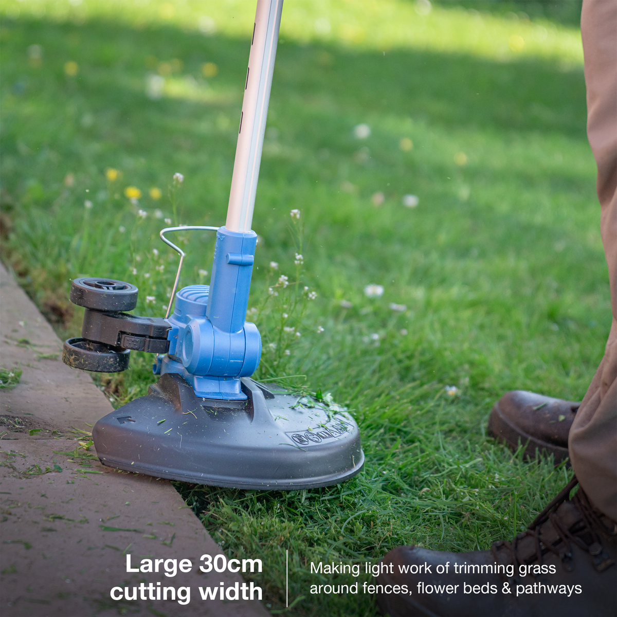 Hyundai 20V Lawnmower, Grass Trimmer and Hedge Trimmer Kit