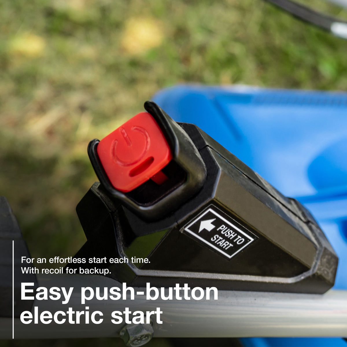 Hyundai 17"/42cm 139cc Electric-Start Self-Propelled Petrol Lawnmower | HYM430SPE