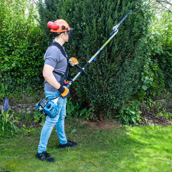 425mm Hedge trimmer attachment with dual-action blade