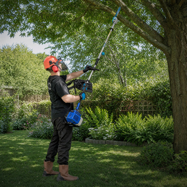 Pole saw with 80cm extension shaft