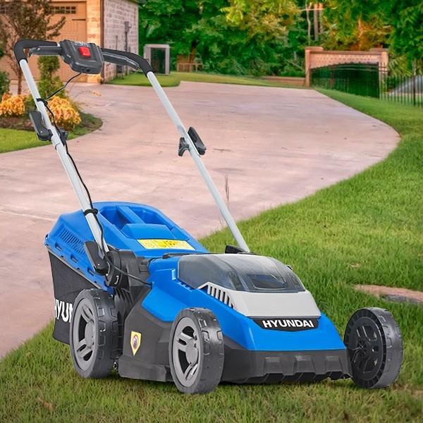 Hyundai discount battery mower