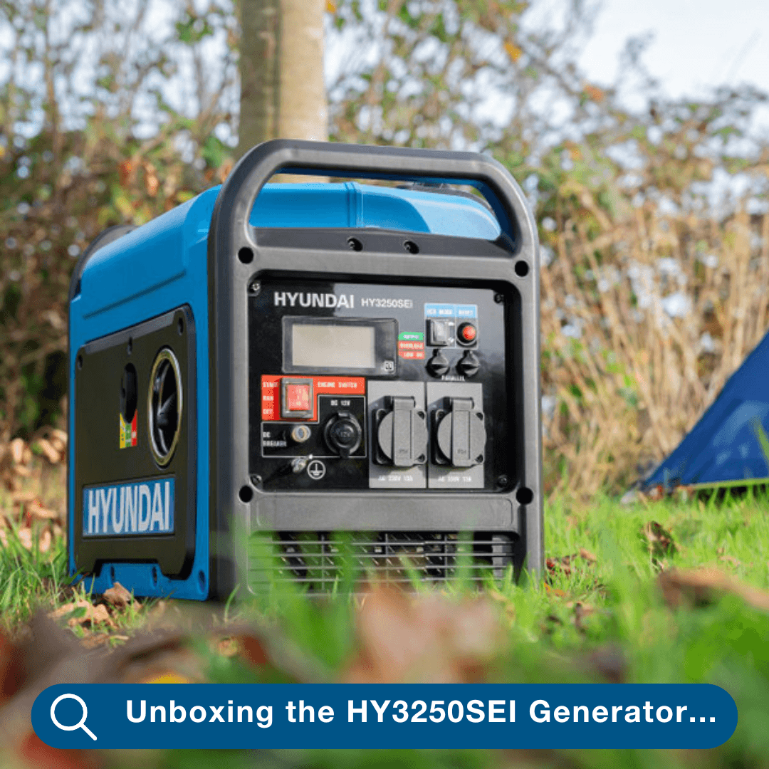 Hyundai HY3250SEI Petrol Inverter Generator: Unboxing, Setup, and Features